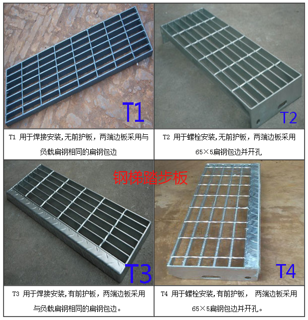 t1、t2、t3和t4型鋼格板產(chǎn)品參考圖片
